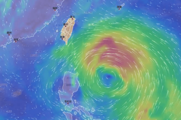 紅霞颱風預測分歧